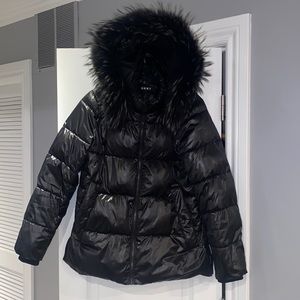 Beautiful coat with the real fur